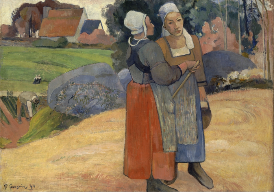ポール・ゴーガン 《ブルターニュの農婦たち》